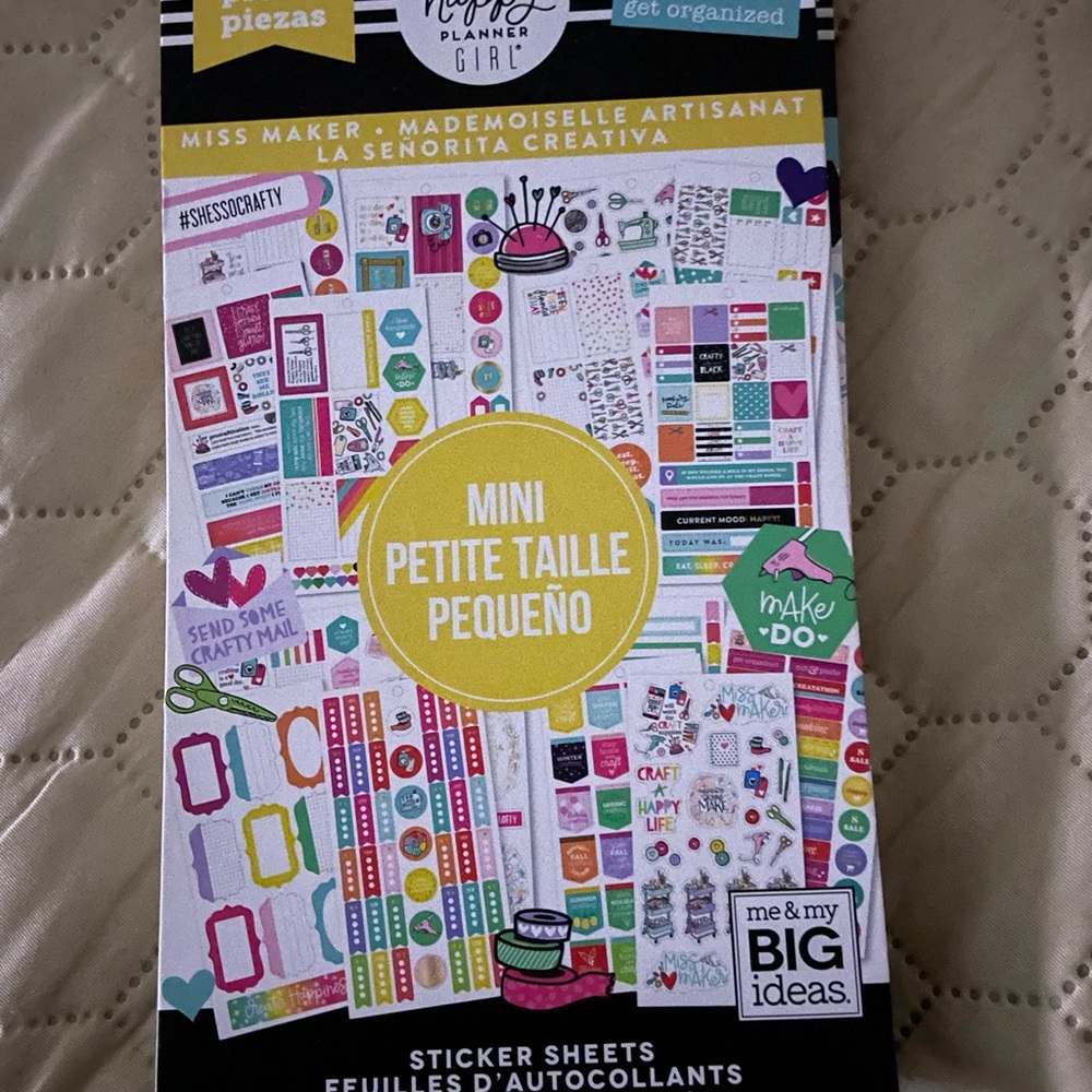 Miss Maker Mini Happy Planner Sticker Book